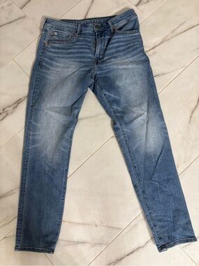 American Eagle Outfitters Airflex Men’s Light Blue Slim Fit Jeans